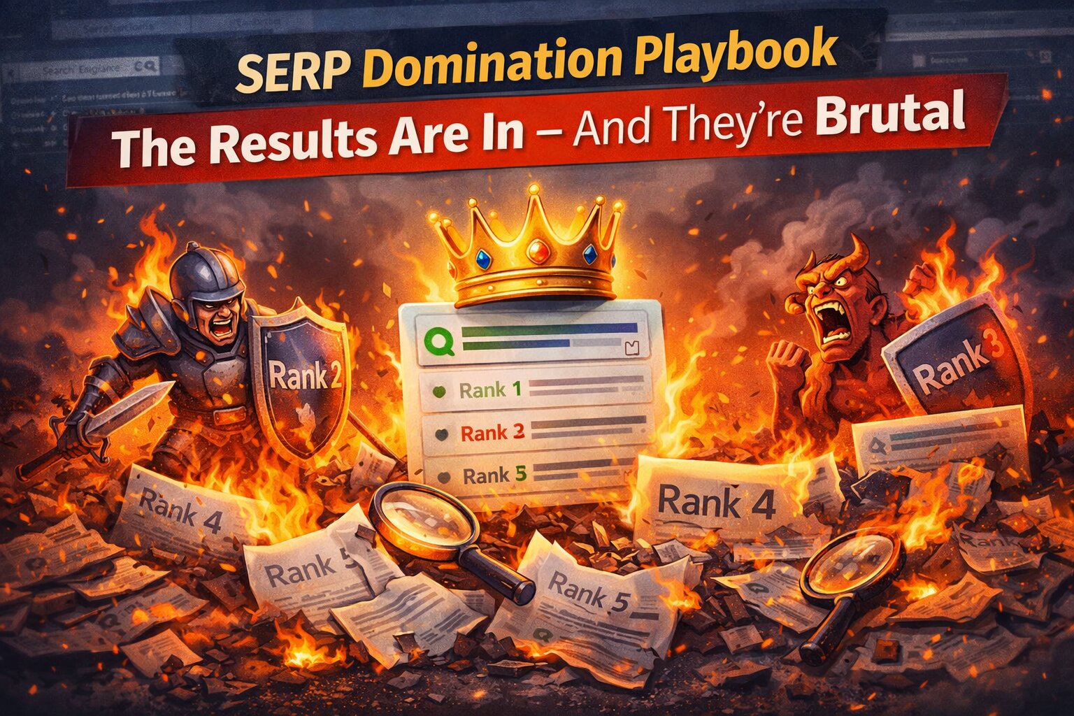 SERP Domination Playbook The Results Are In — And They're Brutal